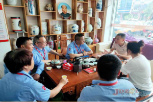 景德镇市残联负责人到万顺叫车景德镇分公司走访慰问